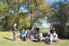 Mittagshalt in Oktobersonne Mittagshalt in Oktobersonne